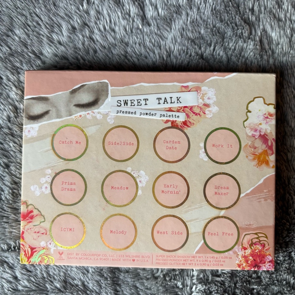 Colourpop Sweet Talk Eyeshadow Palette - Picture 3 of 3